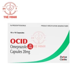 Ocid 20mg Zydus Cadila (viên) - Thuốc trị loét dạ dày, tá tràng
